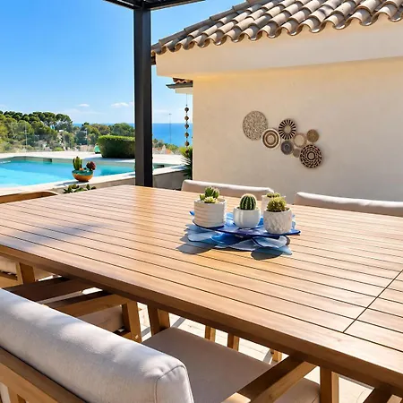 Villa Mediterranean With 270º Panoramic Sea & Forest Views Tarragona
