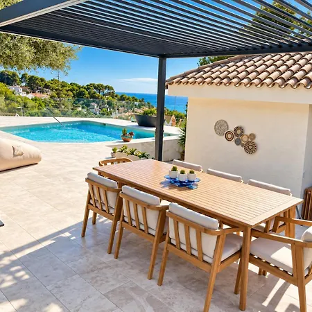 Villa Mediterranean With 270º Panoramic Sea & Forest Views