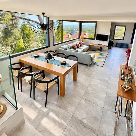 Mediterranean With 270º Panoramic Sea & Forest Views Villa